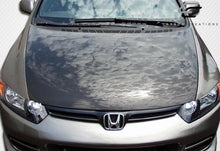 Load image into Gallery viewer, 2006-2011 Honda Civic 2DR Carbon Creations OEM Hood - 1 Piece