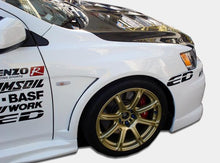 Load image into Gallery viewer, 2008-2015 Mitsubishi Lancer Evolution 10 Duraflex GT Concept Fenders - 2 Piece