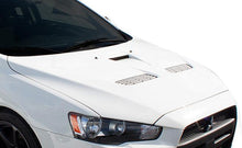 Load image into Gallery viewer, 2008-2017 Fits: Mitsubishi Lancer / Lancer Evolution 10  Evo X Look Hood - 1 Piece