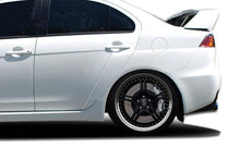 Load image into Gallery viewer, 2008-2017 Fits: Mitsubishi Lancer  Evo X Look Rear Fender Flares - 4 Piece