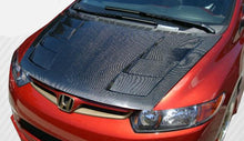 Load image into Gallery viewer, 2006-2011 Honda Civic 2DR Carbon Creations Circuit Hood - 1 Piece