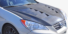 Load image into Gallery viewer, 2010-2012 Hyundai Genesis Coupe 2DR Carbon Creations Circuit Hood - 1 Piece