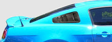 Load image into Gallery viewer, 2010-2014 Ford Mustang Carbon Creations Circuit Window Scoop Louvers - 2 Piece (Overstock)