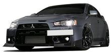 Load image into Gallery viewer, 2008-2015 Mitsubishi Lancer Evolution 10 Carbon Creations RS Look Front Under Spoiler Air Dam Lip Splitters - 2 Piece (Overstock)