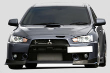 Load image into Gallery viewer, 2008-2015 Mitsubishi Lancer Evolution 10 Carbon Creations RS Look Front Under Spoiler Air Dam Lip Splitters - 2 Piece (Overstock)