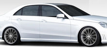 Load image into Gallery viewer, 2010-2017 Fits: Mercedes E Class W212  E63 AMG Look Side Skirts Rocker Panels - 2 Piece