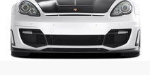 Load image into Gallery viewer, 2010-2013 Porsche Panamera Carbon AF-1 Wide Body Front Bumper Trim ( CFP ) - 2 Piece (Overstock)