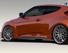Load image into Gallery viewer, 2012-2016 Fits: Hyundai Veloster Duraflex Turbo Look Side Skirts Rocker Panels - 2 Piece