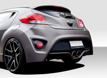 Load image into Gallery viewer, 2012-2016 Fits: Hyundai Veloster Duraflex Turbo Look Rear Bumper Cover - 1 Piece