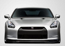 Load image into Gallery viewer, 2009-2011 Nissan GT-R R35 Carbon Creations Eros Version 5 Front Lip Under Spoiler Air Dam - 1 Piece