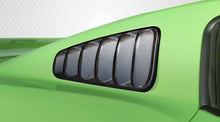 Load image into Gallery viewer, 2010-2014 Ford Mustang Carbon Creations Boss Look Window Scoops Louvers - 2 Piece