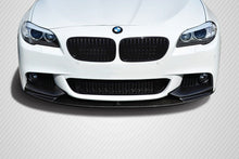 Load image into Gallery viewer, 2011-2016 Fits: BMW 5 Series F10  M Performance Look Front Lip Splitter ( will only fit M Sport bumpers ) - 1 Piece
