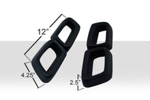 Load image into Gallery viewer, Universal  Black Series Look Exhaust Trim Covers - 2 Piece