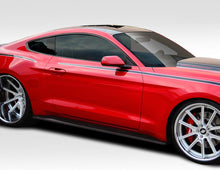 Load image into Gallery viewer, 2015-2017 Fits: Ford Mustang  GT Concept Side Skirt Splitters - 2 Piece