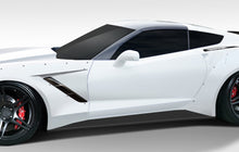 Load image into Gallery viewer, 2014-2017 Fits: Chevrolet Corvette C7  Gran Veloce Wide Body Side Skirts- 2 Piece