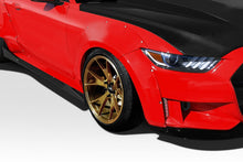 Load image into Gallery viewer, 2015-2017 Fits: Ford Mustang  Grid Wide Body Front Fender Flares - 4 Piece