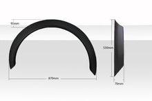 Load image into Gallery viewer, Universal  Fender Flares 7cm - 2 Piece
