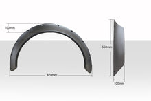 Load image into Gallery viewer, Universal  Fender Flares 10cm - 2 Piece