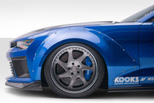 Load image into Gallery viewer, 2016-2017 Fits: Chevrolet Camaro  Grid Rear Fender Flares - 4 Piece