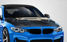 Load image into Gallery viewer, 2012-2017 Fits: BMW 3 Series F30 / 2014-2017 4 Series F32  DriTech Eros Version 1 Hood - 1 Piece