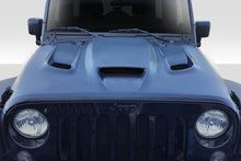 Load image into Gallery viewer, 2007-2017 Fits: Jeep Wrangler  Hellcat Look Hood - 1 Piece