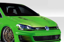 Load image into Gallery viewer, 2015-2016 Fits: Volkswagen Golf / GTI  K Design Hood - 1 Piece