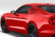Load image into Gallery viewer, 2015-2017 Fits: Ford Mustang  CVX Rear Window Scoops Louvers - 2 Piece