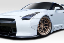 Load image into Gallery viewer, 2009-2017 Fits: Nissan GT-R R35  LBW Front Fender Flares - 4 Piece
