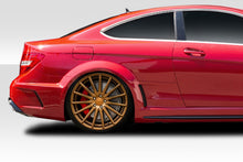Load image into Gallery viewer, 2012-2014 Mercedes C63 W204 2DR Coupe Duraflex Black Series Look Rear Fenders - 2 Piece