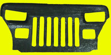 Load image into Gallery viewer, 1987-95 Fits: Jeep WRANGLER YJ OVERLAY GRILLE GRILL MEAN FURIOUS ANGRY BIRD EYES FIBERGLASS