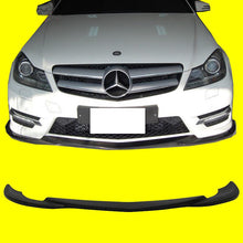 Load image into Gallery viewer, 12-14 W204 4DR GODHAND STYLE FRONT BUMPER LIP SPOILER - MATTE BLACK FRP