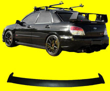 Load image into Gallery viewer, FITS 02 03 04 05 06 07 SUBARU WRX STI FRP BLACK ROOF SPOILER OE STYLE