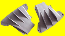 Load image into Gallery viewer, FRP FIBERGLASS REAR DIFFUSER 2PCS UNPAINTED FOR FERRARI F360 CHALLENGE STRADALE