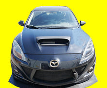 Load image into Gallery viewer, HOOD SCOOP (FIBERGLASS) W/ MESH FITS 10-13 MAZDASPEED 3 5DR (HATCHBACK)