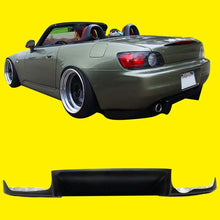 Load image into Gallery viewer, 00-09 Fits: Honda S2000 J Style Rear Bumper Lip Diffuser Black FRP