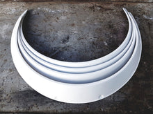 Load image into Gallery viewer, 3" JDM Fender Flares Universal white fiberglass (4 pieces) NEW