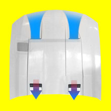 Load image into Gallery viewer, 3 STYLE FUNCTIONAL HEAT EXTRACTION AIR FIBERGLASS HOOD (UNPAINTED)