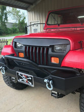 Load image into Gallery viewer, 1987-95 Fits: Jeep WRANGLER YJ OVERLAY GRILLE GRILL MEAN FURIOUS ANGRY BIRD EYES FIBERGLASS