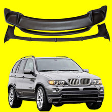 Load image into Gallery viewer, FITS BMW X5 E53 4.8 FRONT SPOILER AND REAR SPOILER 2000-2006