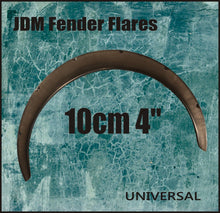 Load image into Gallery viewer, JDM Fender Flares Fiberglass 10cm 4" UNIVERSAL (set of 4)
