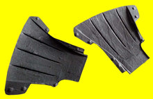 Load image into Gallery viewer, FRP FIBERGLASS REAR DIFFUSER 2PCS UNPAINTED FOR FERRARI F360 CHALLENGE STRADALE