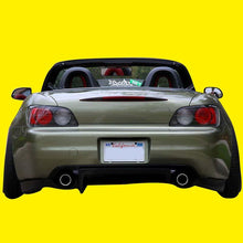 Load image into Gallery viewer, 00-09 Fits: Honda S2000 J Style Rear Bumper Lip Diffuser Black FRP