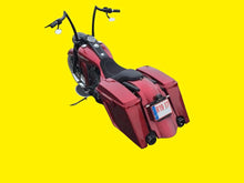 Load image into Gallery viewer, 1996-2007 Harley Davidson Stretched Gas Tank and Side Cover Kit Bagger FLH