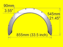 Load image into Gallery viewer, FENDER FLARES NEW SCHOOL 2.75 INCH (70MM) FIBERGLASS 2 PCS
