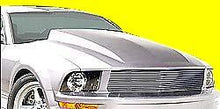 Load image into Gallery viewer, 2005 - 2009 Fits: Ford Mustang COWL Induction Hood 4" Rise, Open Rear Vent w/screen